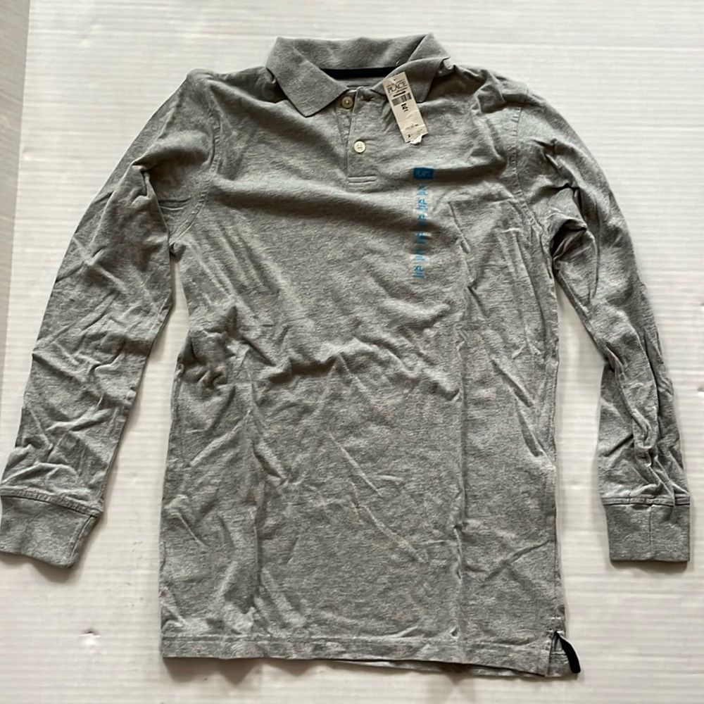 NWT Place long sleeve shirt grey 14